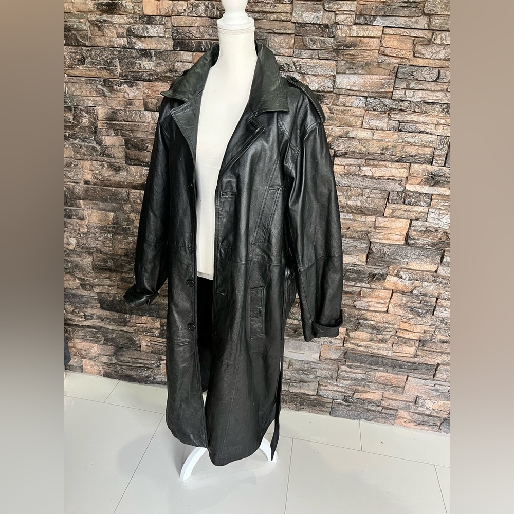 MARC MATTIS BLACK LEATHER JACKET